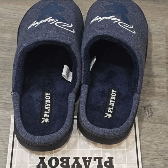 Playboy Signature Logo Bunny Memory Foam Indoor/Outdoor Slippers